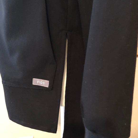 Sz XS Figs Black Bellery Bomber Scrub Jacket Women's X-Small - Picture 12 of 16